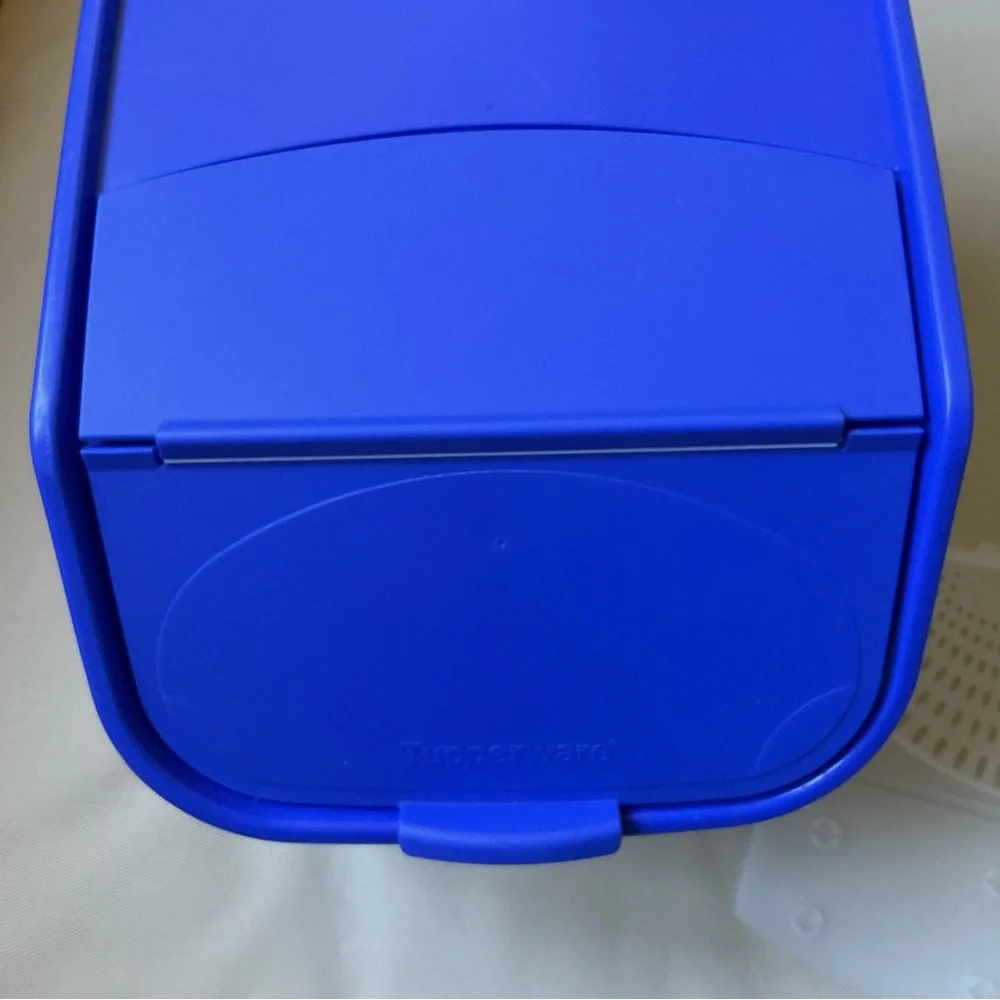 Tupperware Potato Onion Smart Container Keeper Clear/Blue 8.3L 4 Piece Set